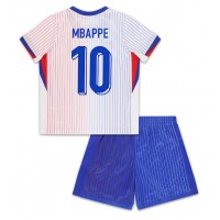 France Kylian Mbappe #10 Replica Away Minikit Euro 2024 Short Sleeve (+ pants)